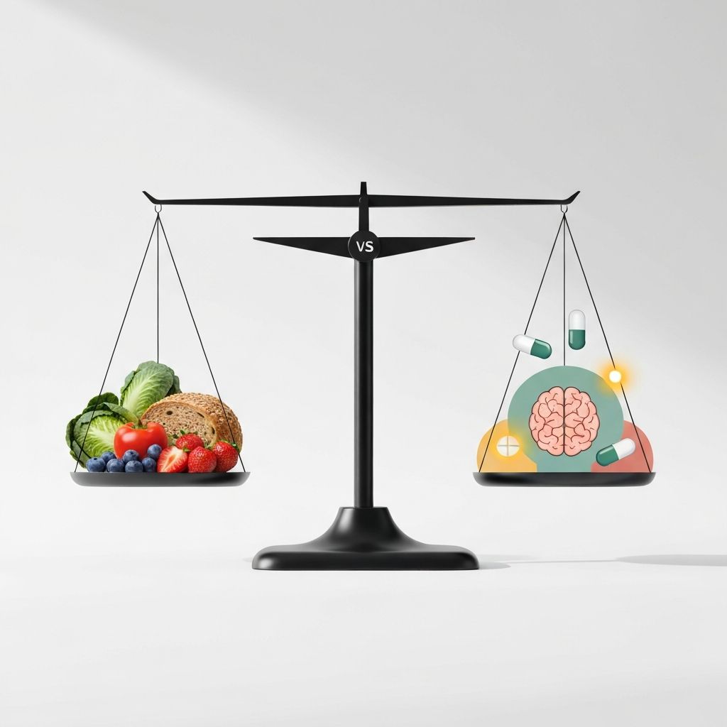 Balance scale representing facts vs myths
